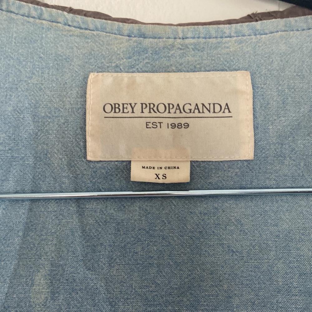 Obey Spring/Fall Jacket - 100% cotton - Picture 2 of 4